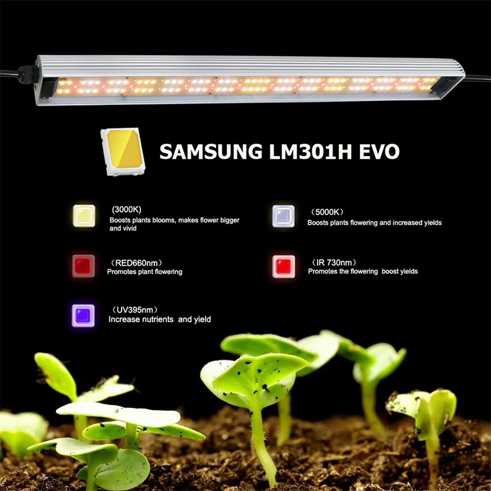 Hydroponics Sam-sung Lm301H EVO Quantum LED Grow Light - Yxo Leds