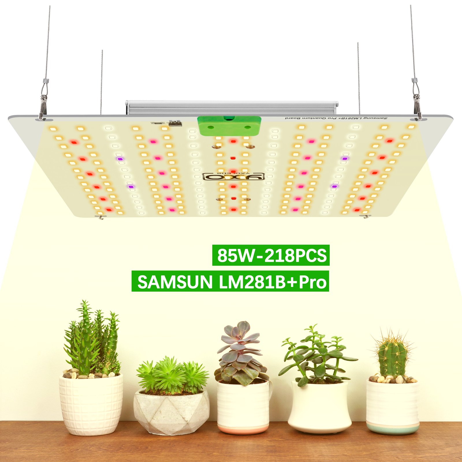 YXO 85W Full Spectrum LED Grow Light SAMSUNG LM281B+Pro - Yxo Leds