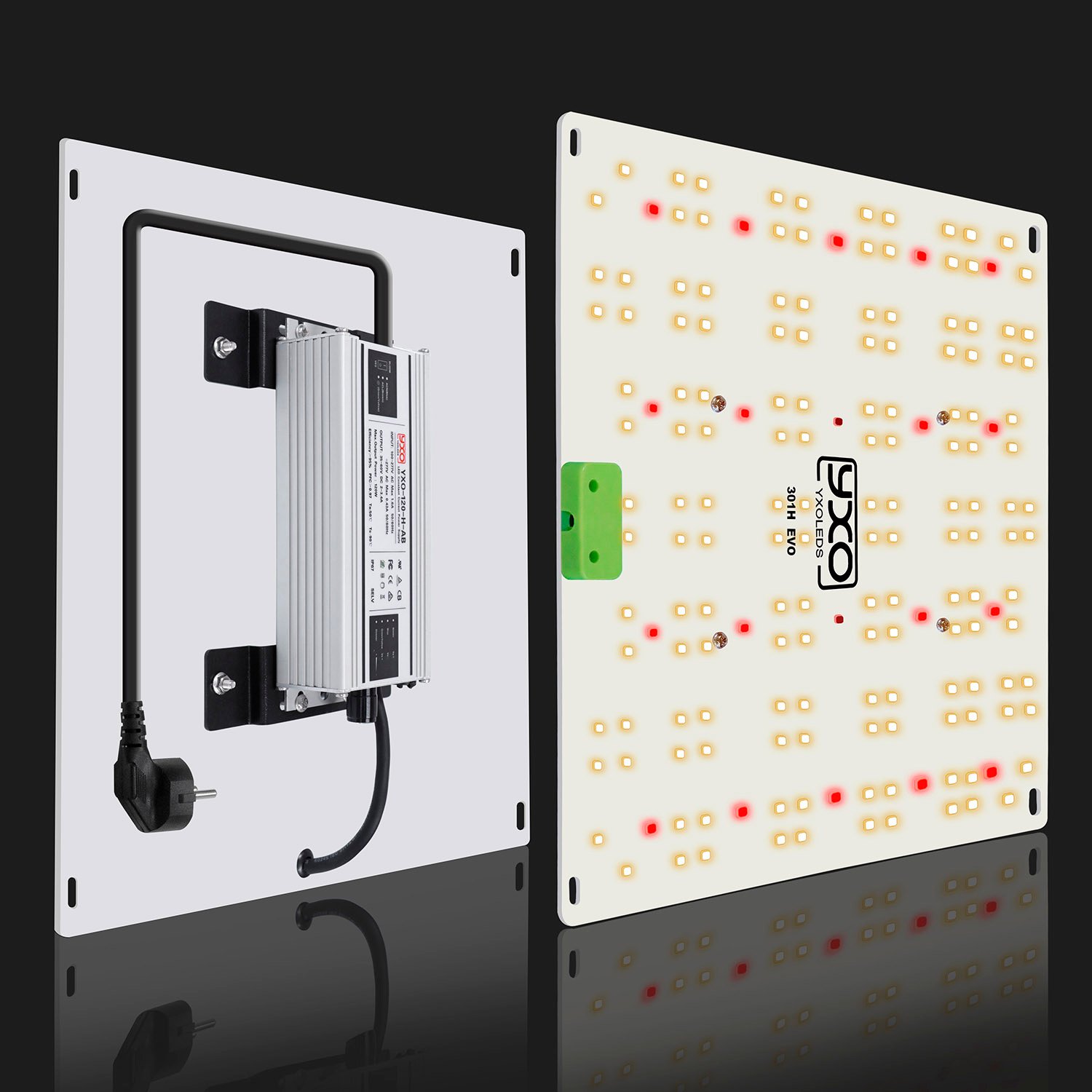 YXO 120W Full Spectrum LED Grow Light SAMSUNG LM301H EVO - Yxo Leds