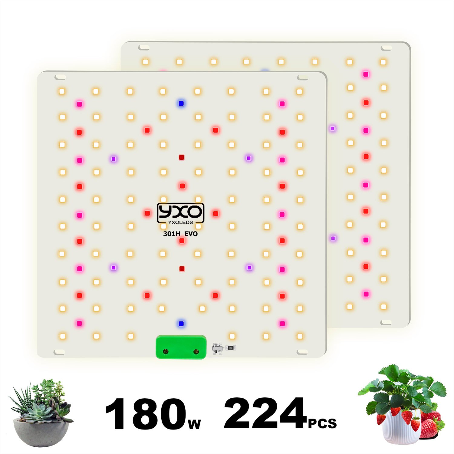 YXO 180W Full Spectrum LED Grow Light LM301H EVO - Yxo Leds