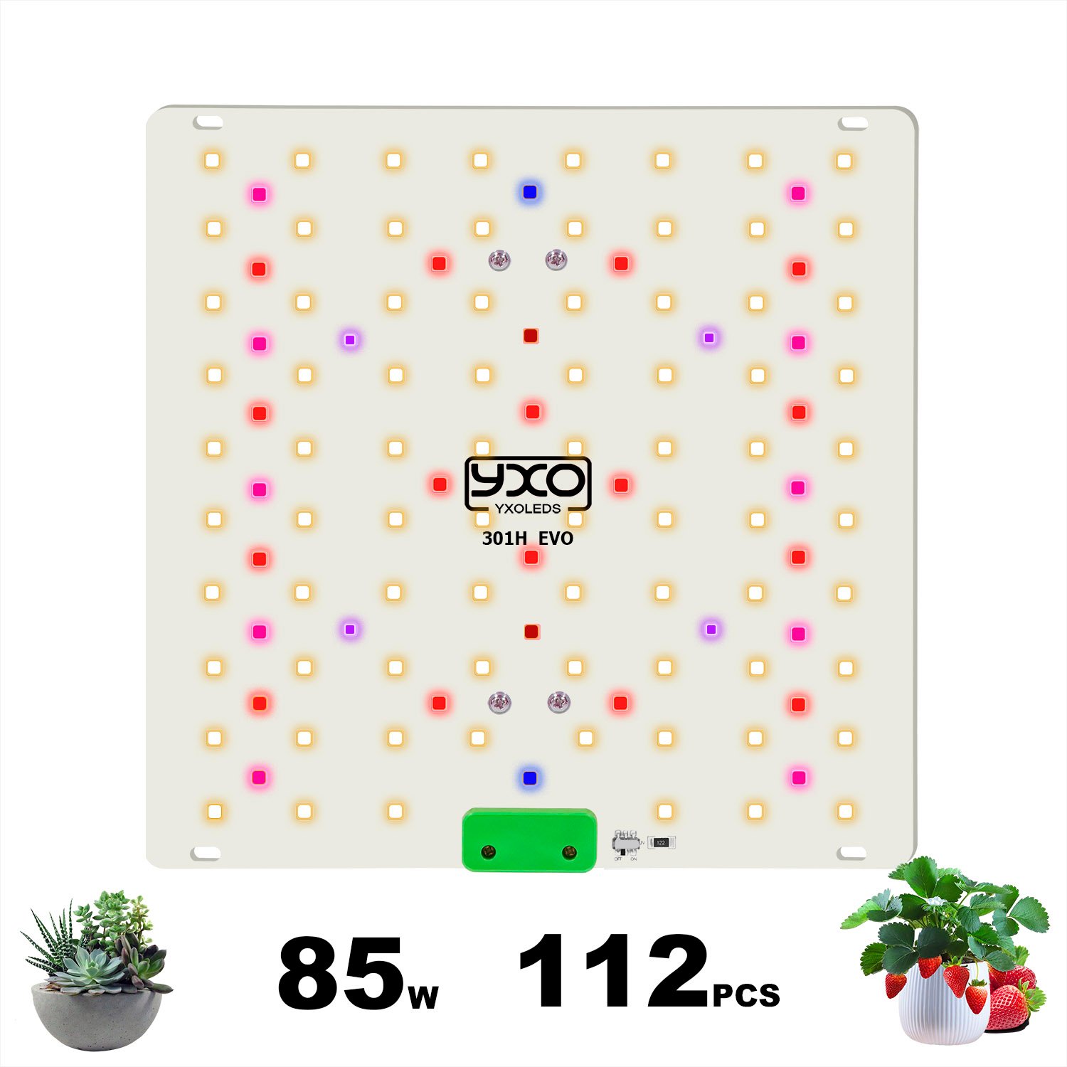 YXO 85W Full Spectrum LED Grow Light SAMSUNG- LM301H EVO - Yxo Leds
